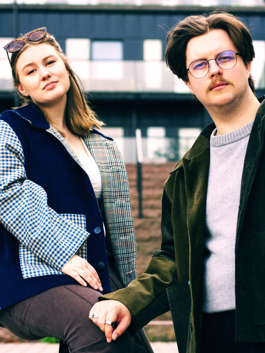 The Archive Jacket - Indigo & Porcelain