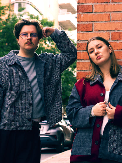 The Archive Jacket - Ink & Ivory