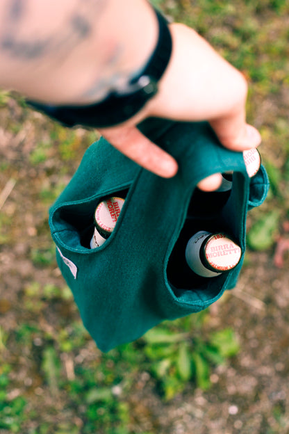Beer With Me Bag - Green Canvas